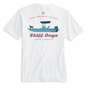 Skiff Dogs: Short Sleeve T-Shirt - White