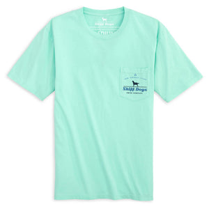 Skiff Dogs: Short Sleeve T-Shirt - Mint