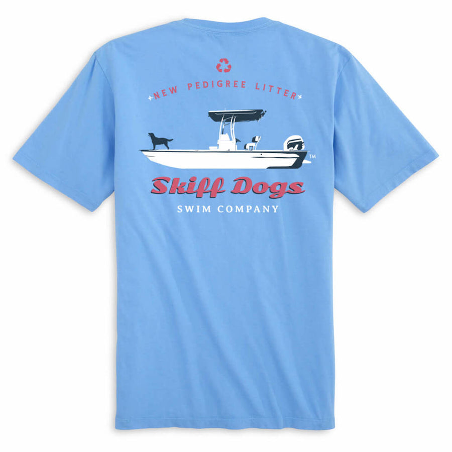 Skiff Dogs: Short Sleeve T-Shirt - Light Blue