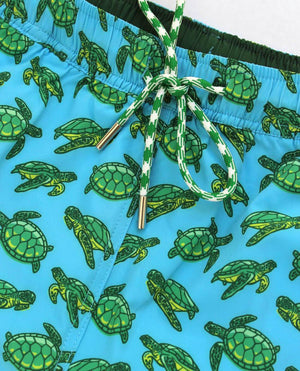 Turtle Tour: Swim Trunks - Turquoise