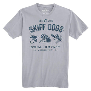 Flying High: Front Print Short Sleeve T-Shirt - Gray