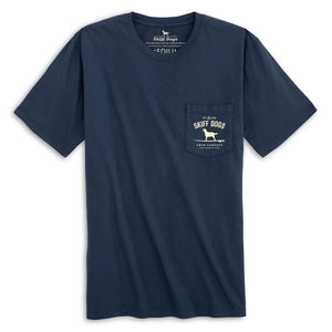 Hang Ten Hound: Pocket Short Sleeve T-Shirt - Navy