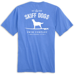 Hang Ten Hound: Pocket Short Sleeve T-Shirt - Azure