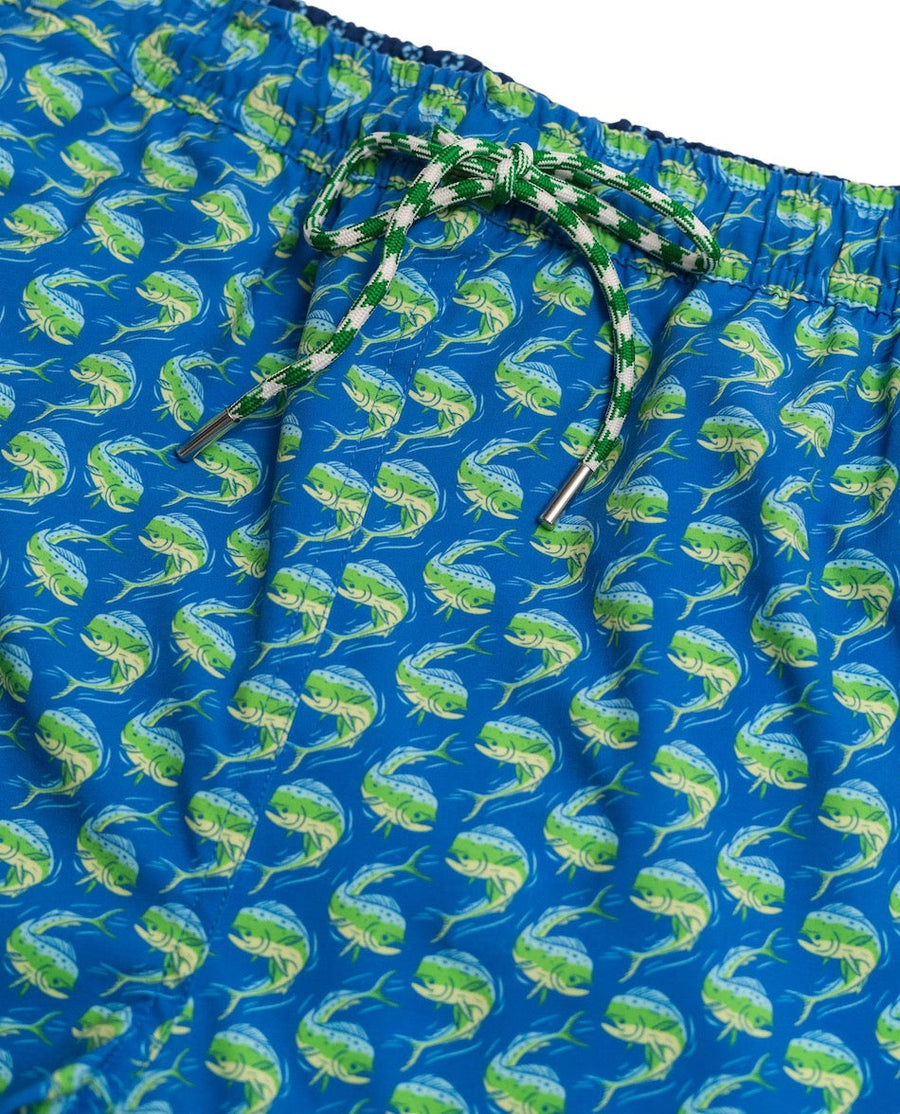 Mahi Migration: Swim Trunks - Blue