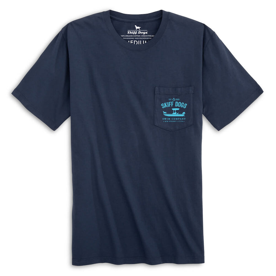 Drunken Crab: Short Sleeve T-Shirt - Navy