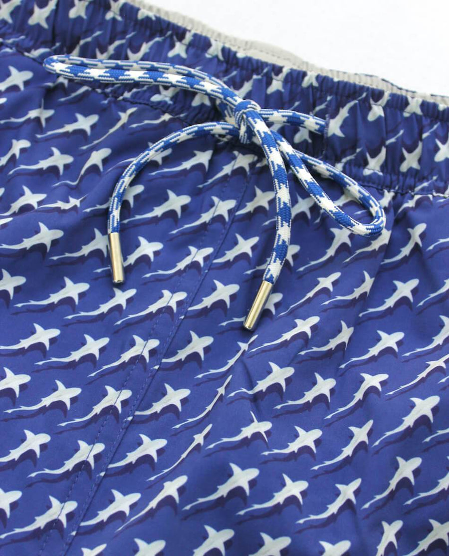 Reef Shark Rally: Swim Trunks - Navy (XL & XXL)