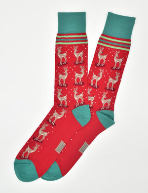 Rudolph Mixer: Socks - Red