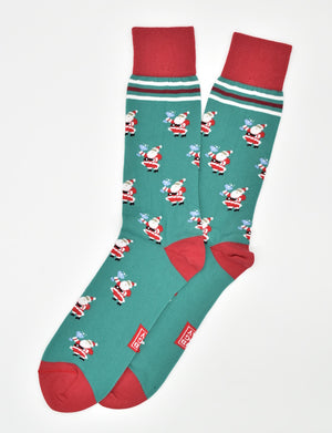 Santa Salud: Socks - Green