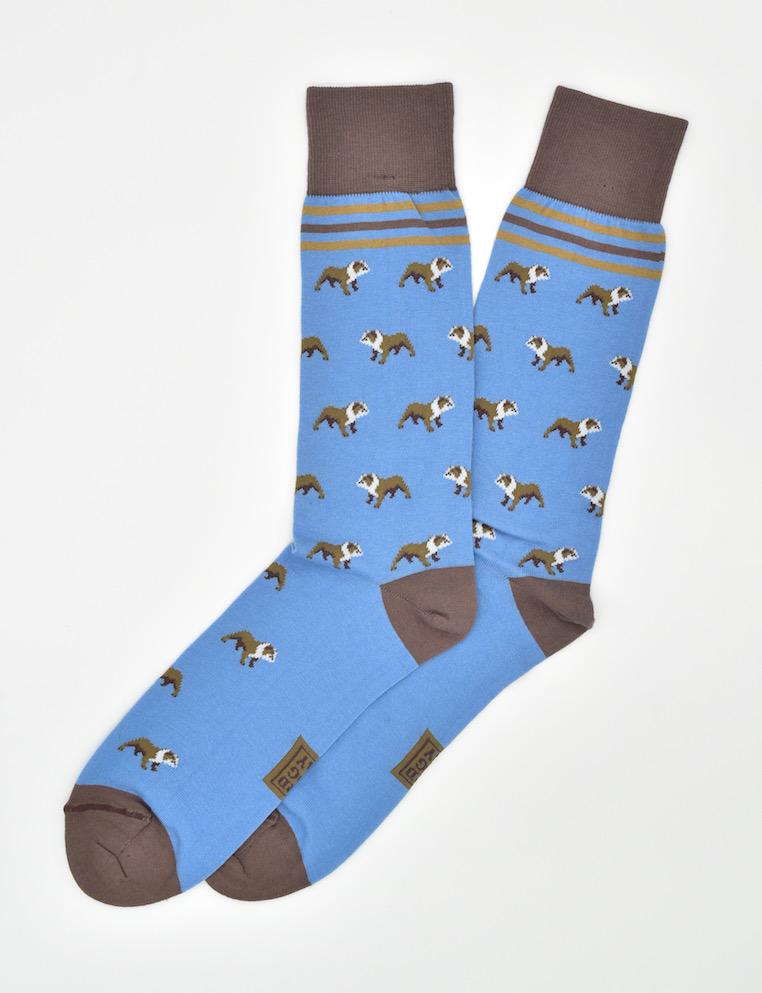 Bulldog Bonanza: Socks - Blue