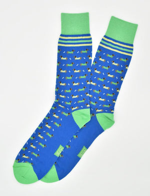 Dachshund Dash: Socks - Blue