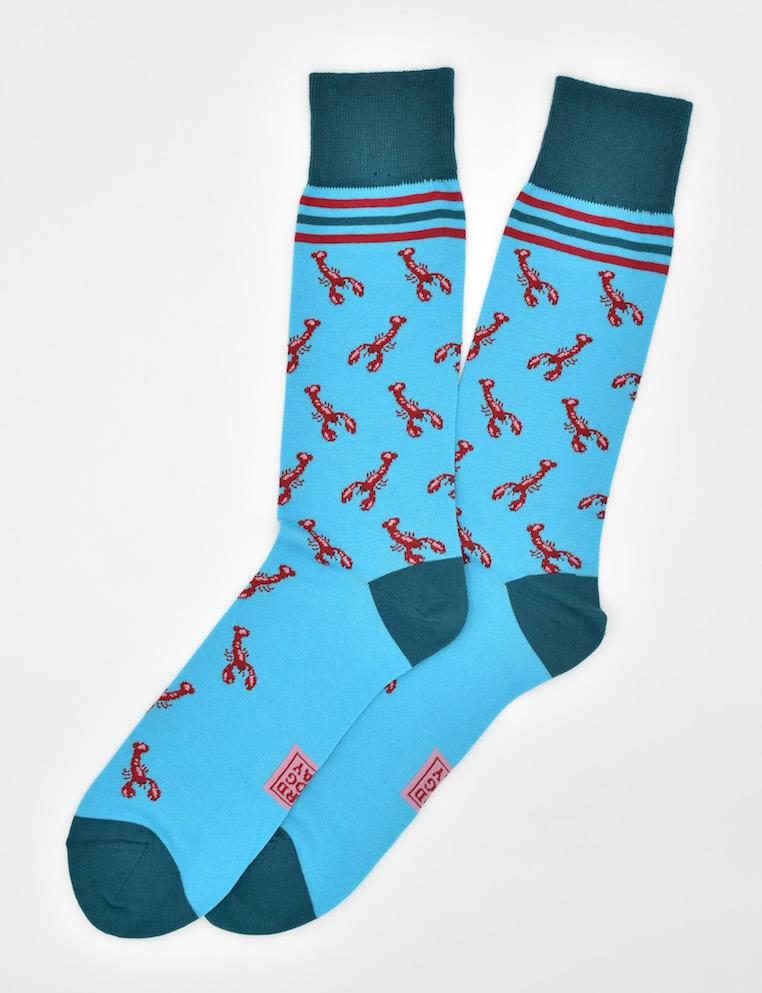 Lobster Lounge: Socks - Turquoise