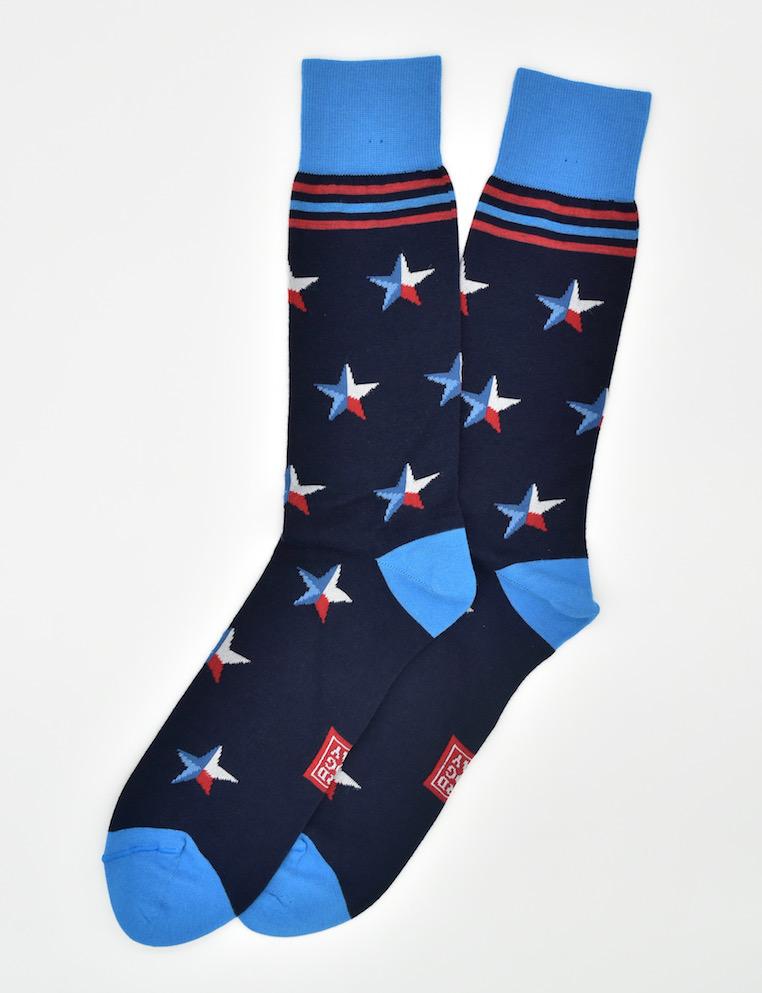 Stars Over Texas: Socks - Navy