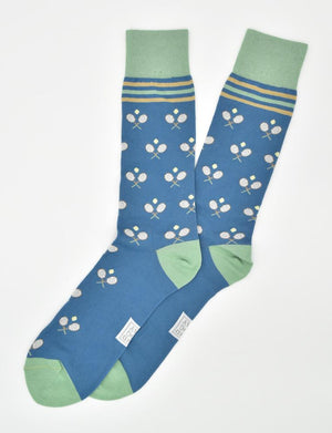 Anyone for Tennis: Socks - Blue