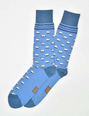 Wolf in Sheep's Clothing: Socks - Blue