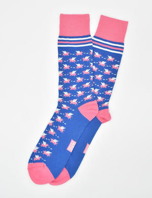 When Pigs Fly: Socks - Blue