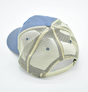 Yellow Lab: Badged Trucker Cap - Shoal Blue