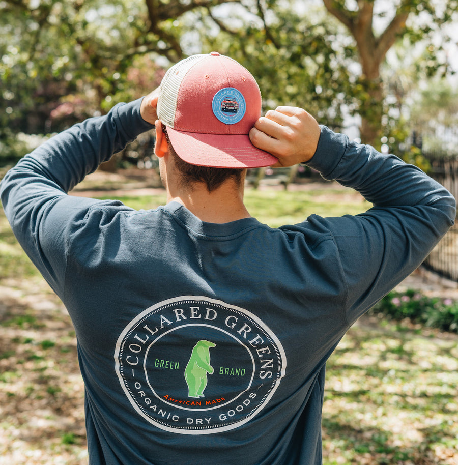 Looking Fly: Badged Trucker Cap - Navy