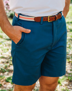 Dockside: Belt - Blue/Ivory/Navy