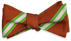 Double Bar: Bow Tie - Brown