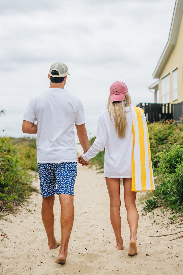 Grand Slam: Swim Trunks - Mid-Blue (XL & XXL)
