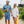 Load image into Gallery viewer, Grand Slam: Swim Trunks - Mid-Blue (XL &amp; XXL)
