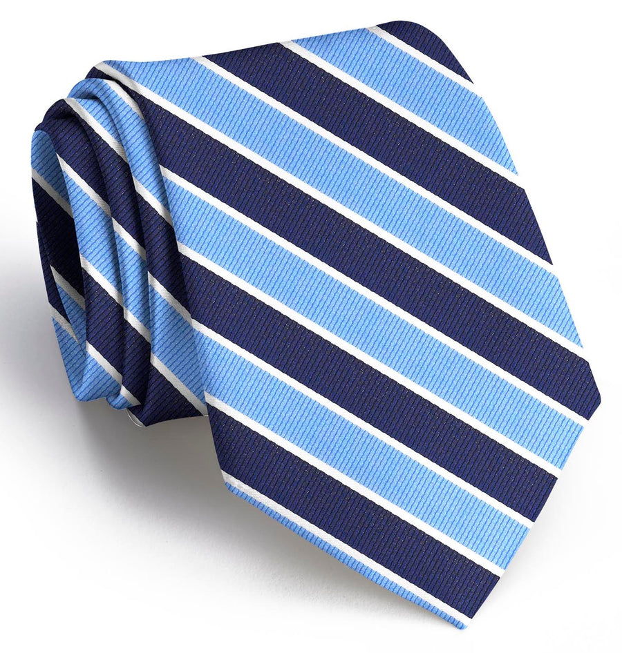 Charles: Tie - Navy/Carolina