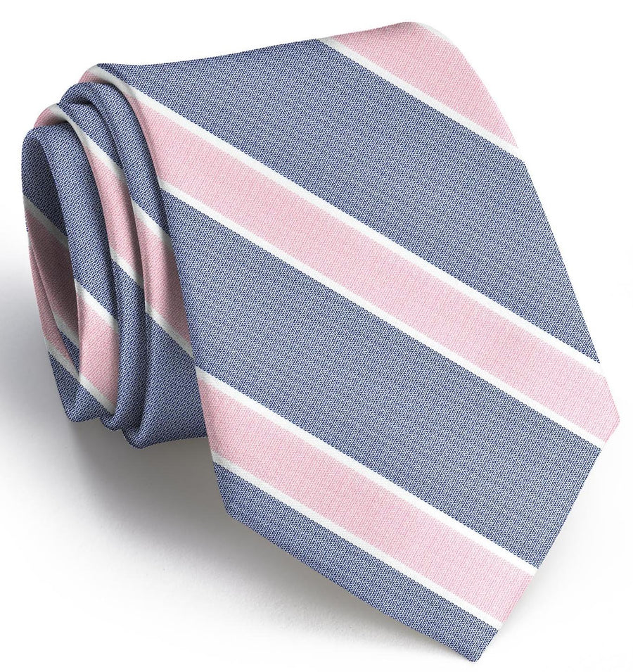 Poplar: Tie - Navy/Pink