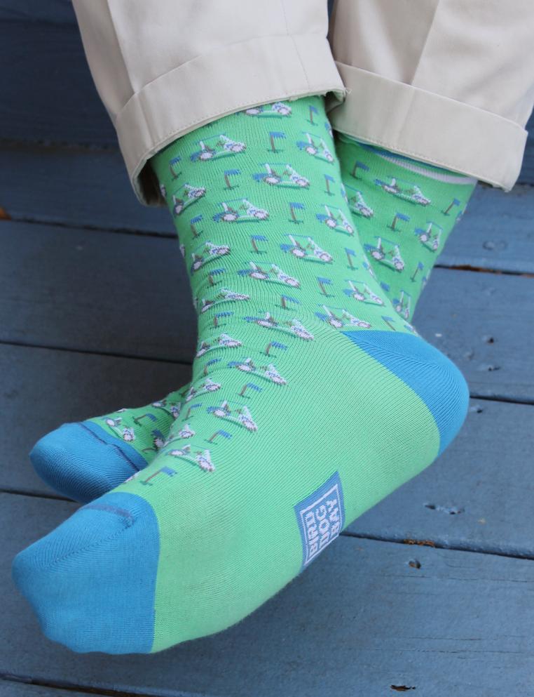 Batter Up: Socks - Green